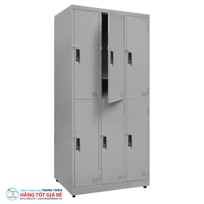 Tủ locker sắt 6 ngăn TLK 20
